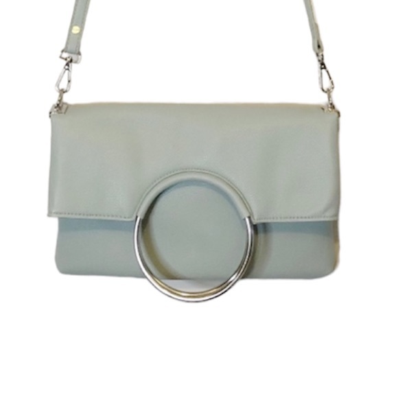 Enzo Angiolini Handbags - Enzo Angiolini Powder Blue Bangle Crossbody Handbag